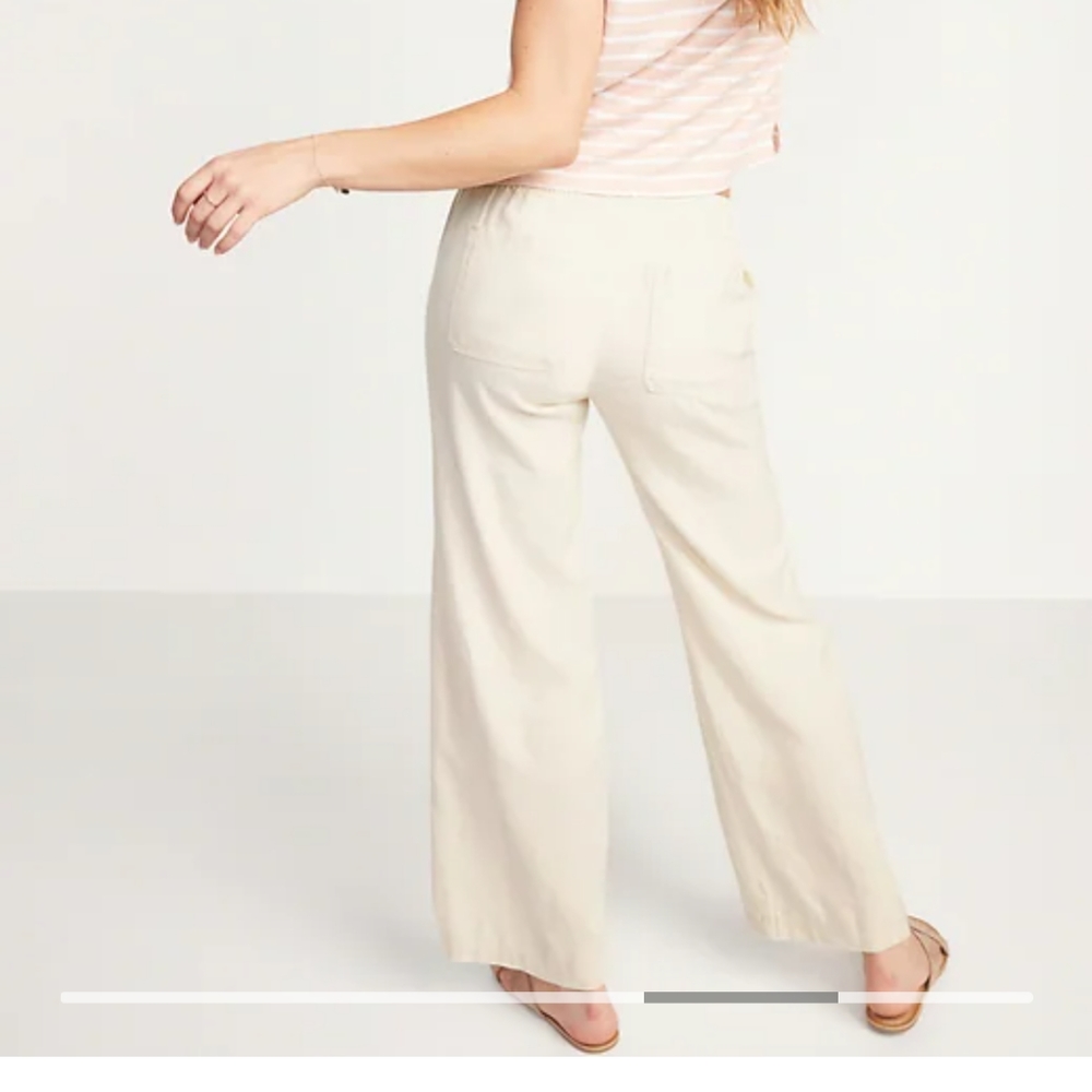 Old navy linen pants size small NWT